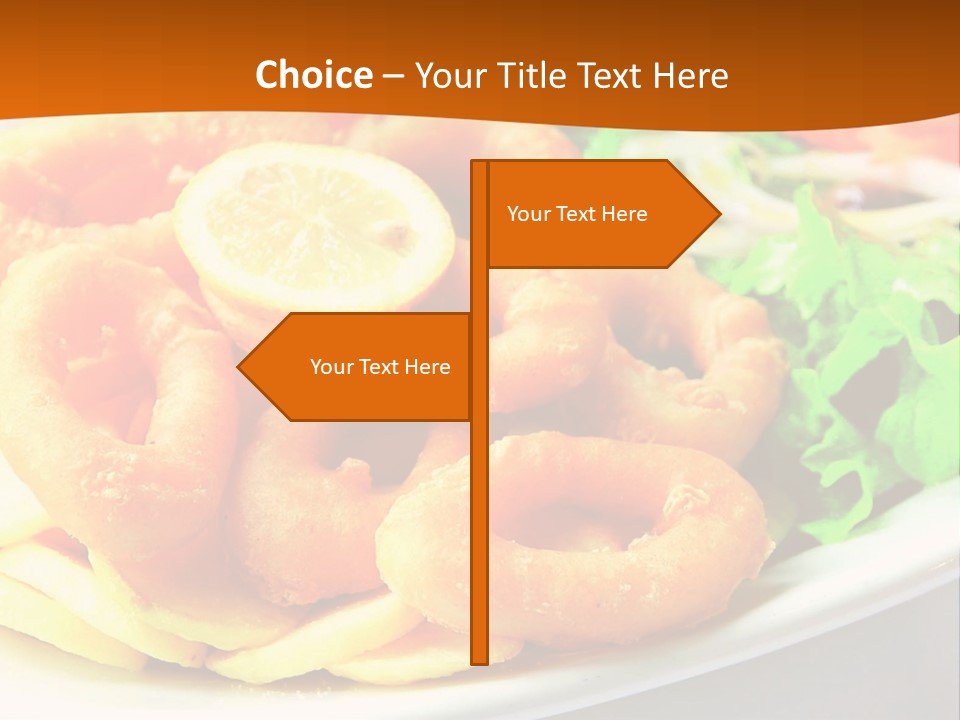 Meat Gourmet Appetizer PowerPoint Template