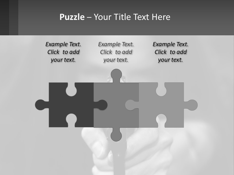 Caucasion Handgun Gun Control PowerPoint Template