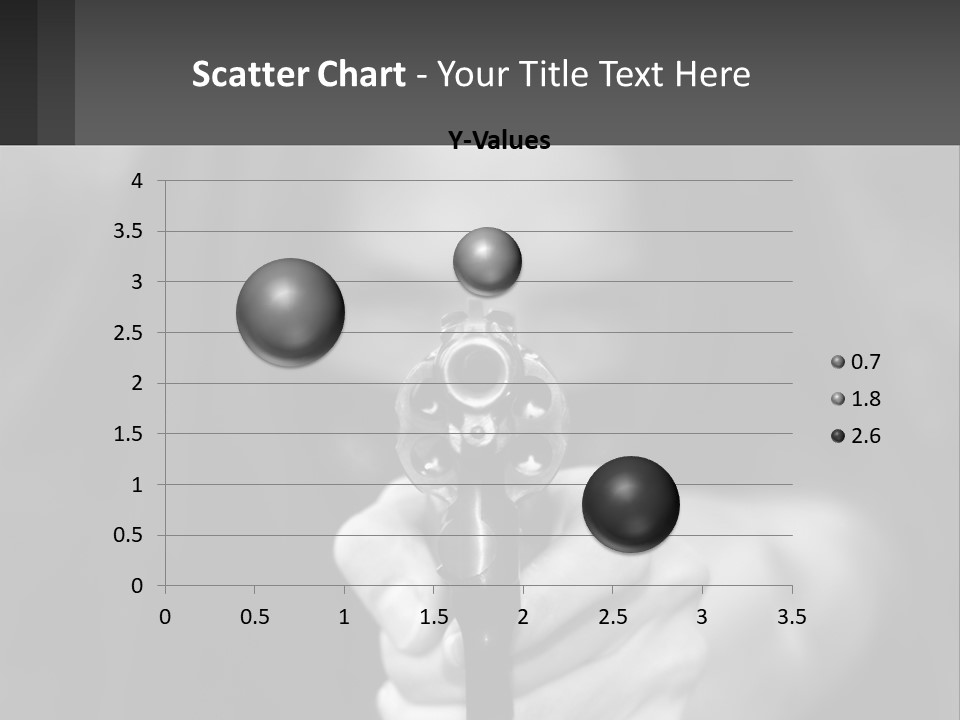 Caucasion Handgun Gun Control PowerPoint Template
