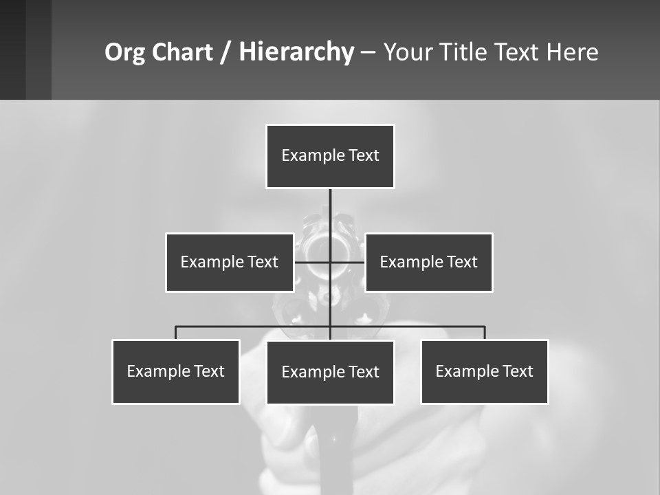 Caucasion Handgun Gun Control PowerPoint Template