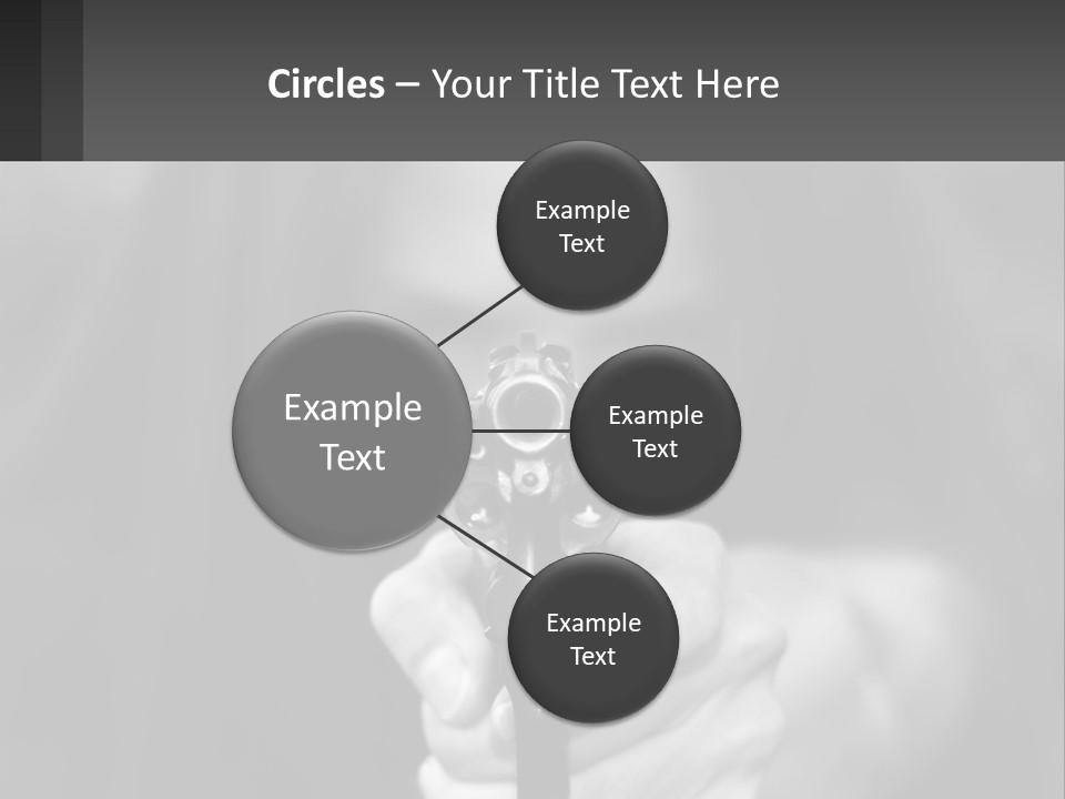Caucasion Handgun Gun Control PowerPoint Template