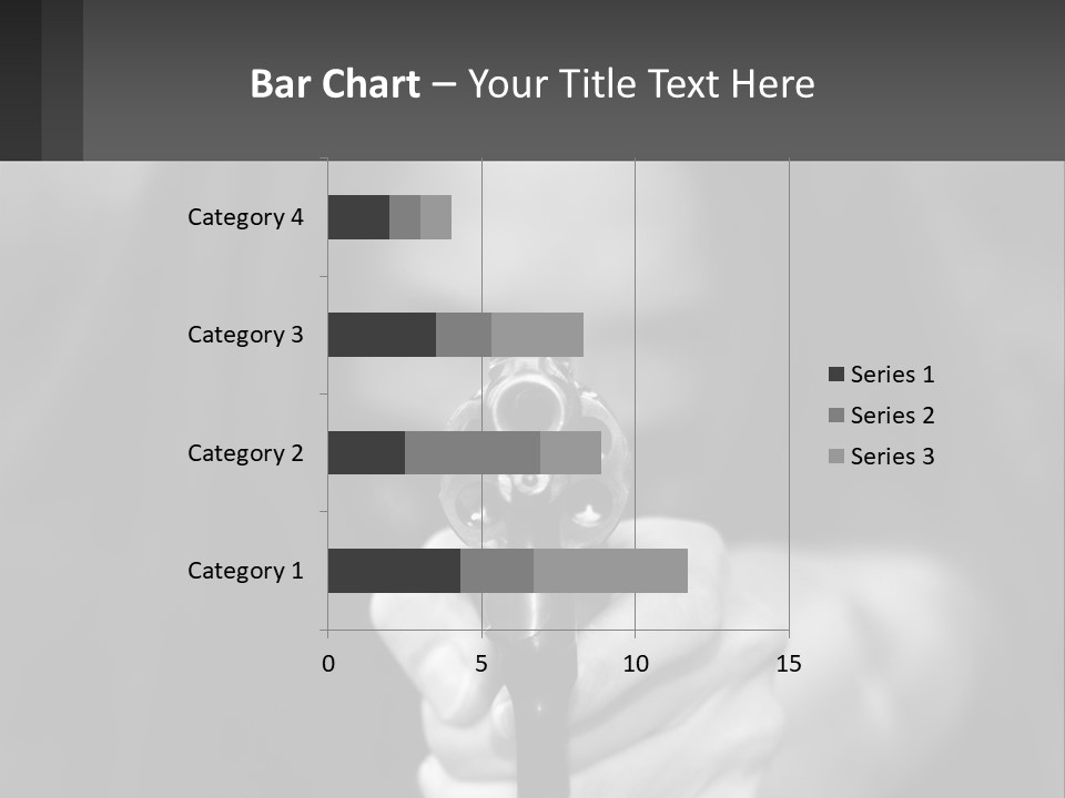 Caucasion Handgun Gun Control PowerPoint Template