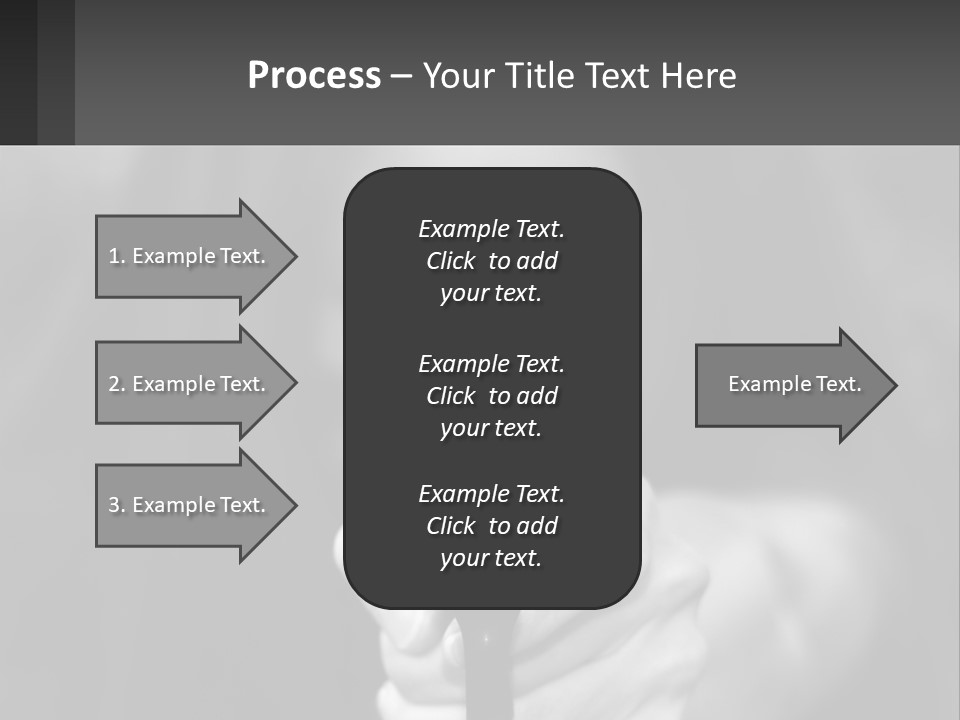 Caucasion Handgun Gun Control PowerPoint Template