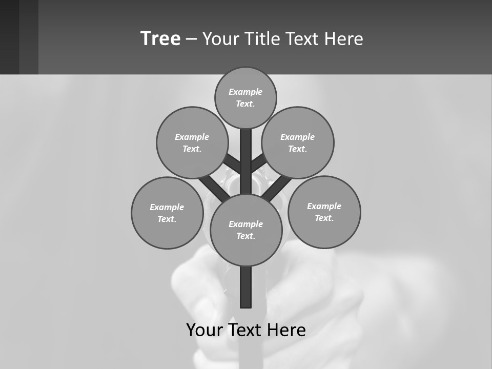 Caucasion Handgun Gun Control PowerPoint Template