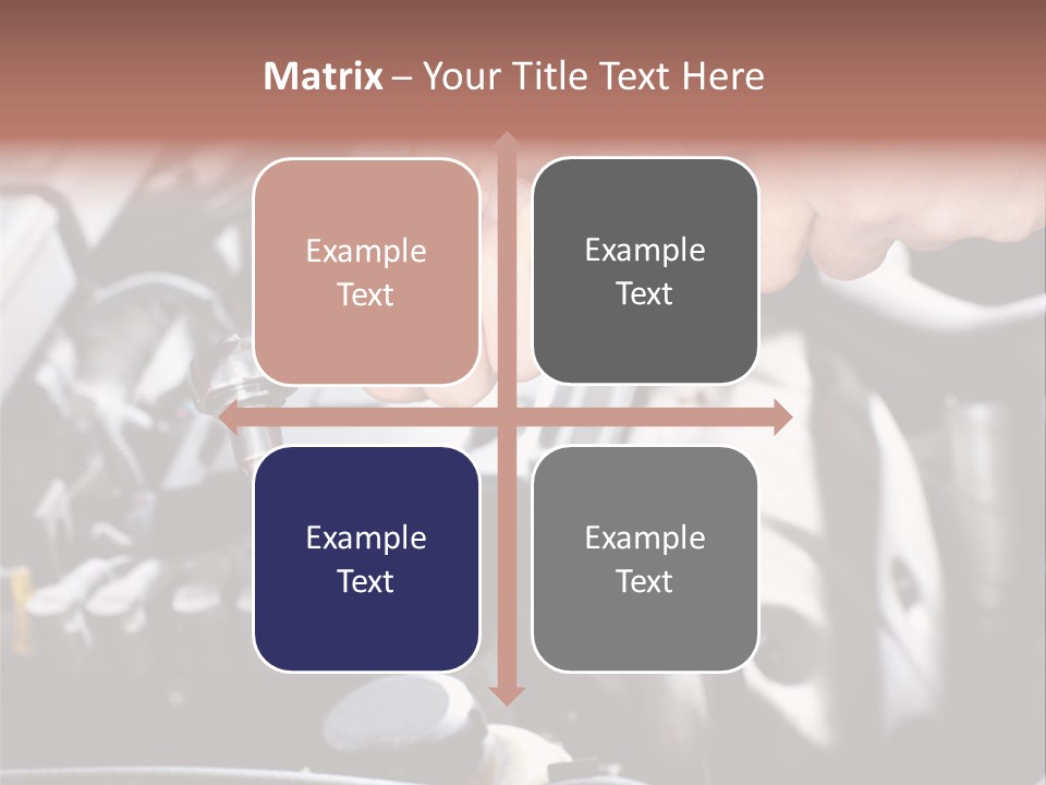 Repairing Mechanic Gasoline PowerPoint Template