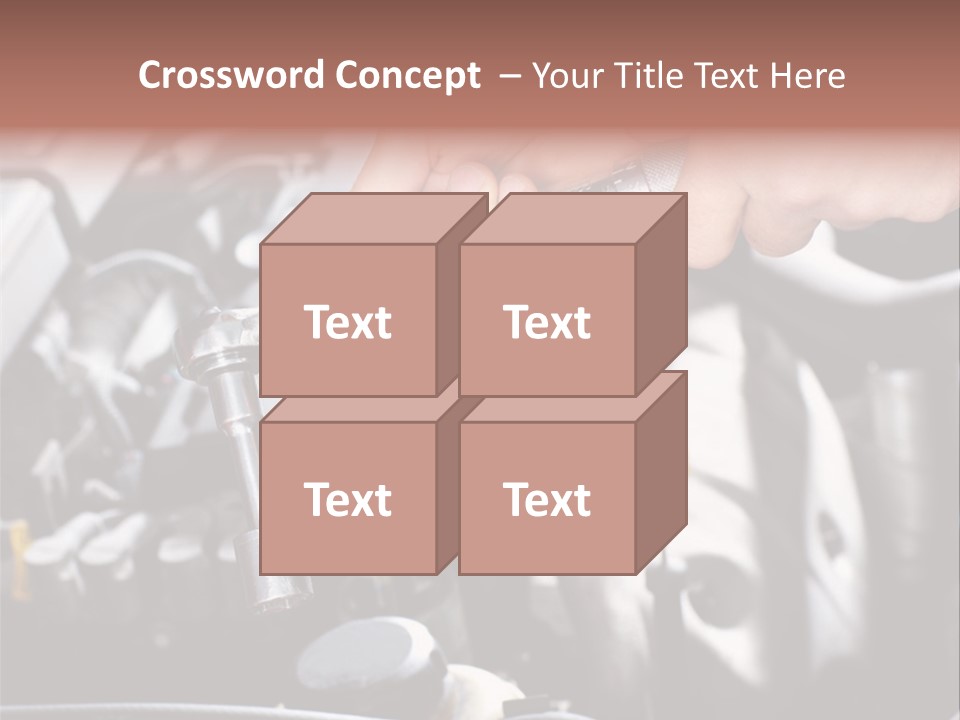 Repairing Mechanic Gasoline PowerPoint Template