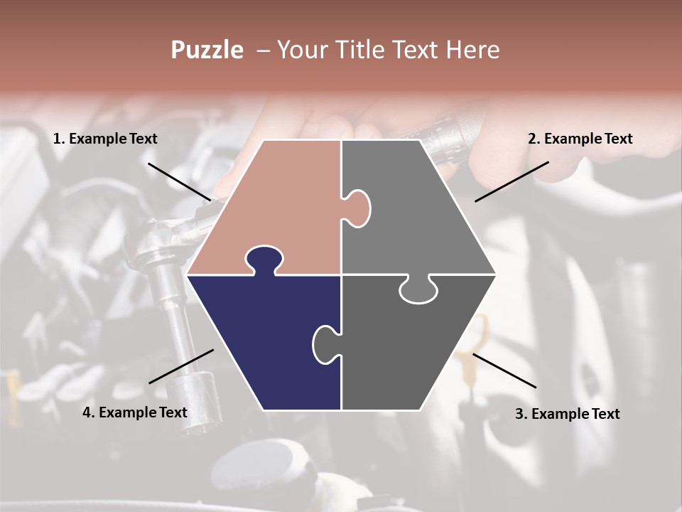 Repairing Mechanic Gasoline PowerPoint Template