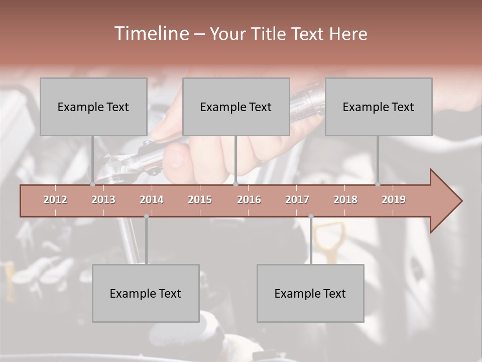 Repairing Mechanic Gasoline PowerPoint Template