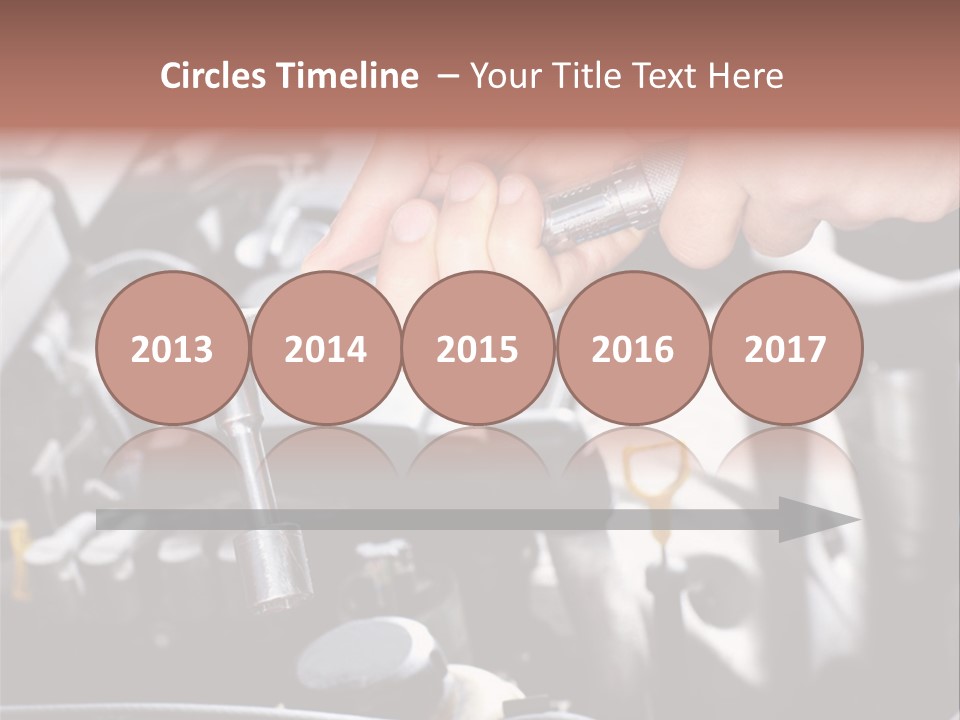 Repairing Mechanic Gasoline PowerPoint Template