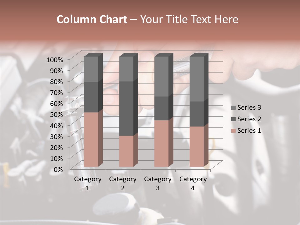 Repairing Mechanic Gasoline PowerPoint Template