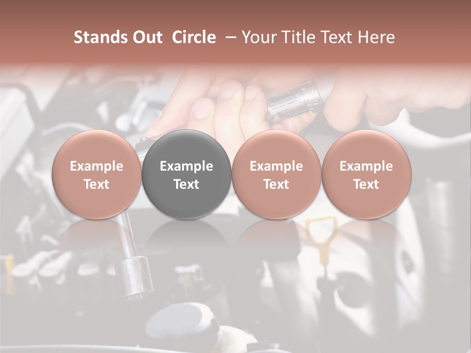 Repairing Mechanic Gasoline PowerPoint Template