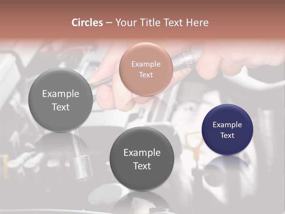 Repairing Mechanic Gasoline PowerPoint Template