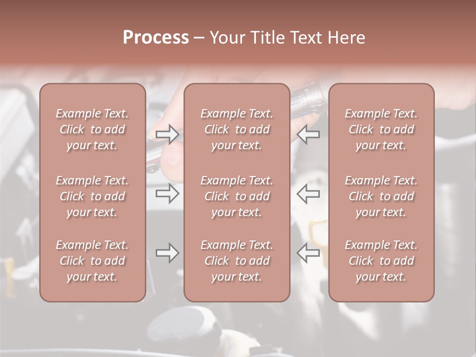 Repairing Mechanic Gasoline PowerPoint Template