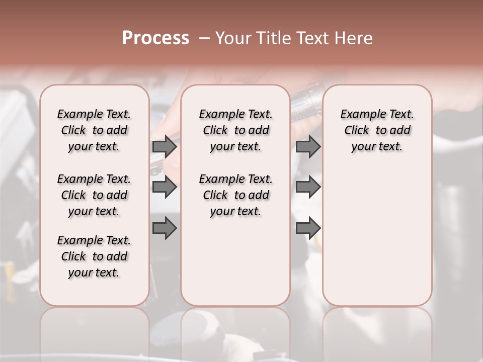 Repairing Mechanic Gasoline PowerPoint Template