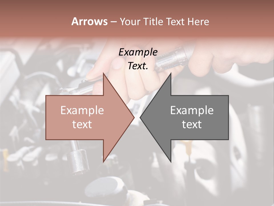 Repairing Mechanic Gasoline PowerPoint Template