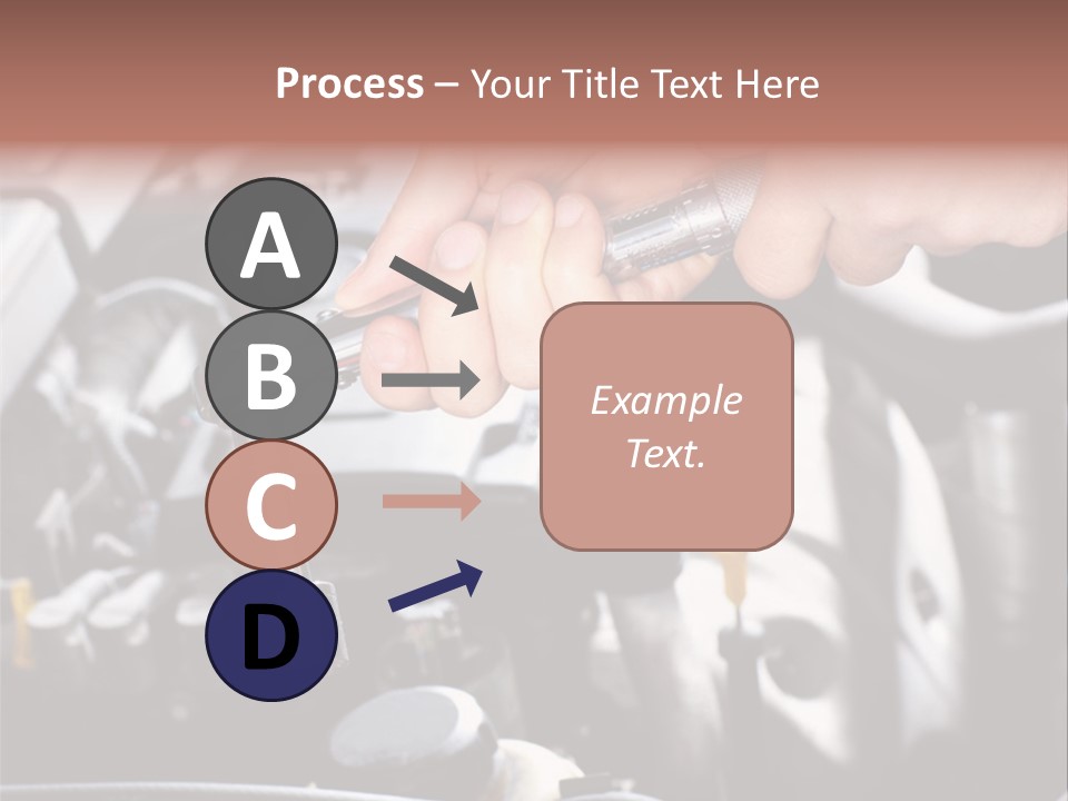 Repairing Mechanic Gasoline PowerPoint Template