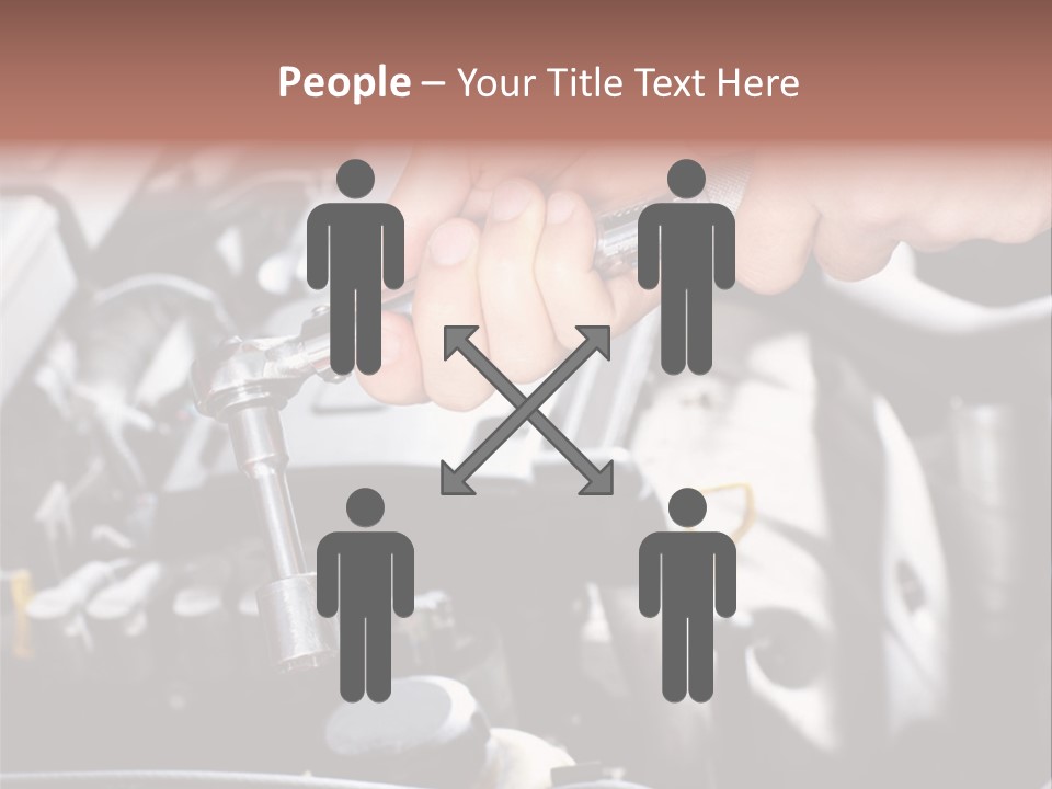 Repairing Mechanic Gasoline PowerPoint Template