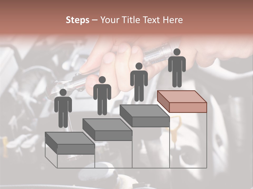 Repairing Mechanic Gasoline PowerPoint Template