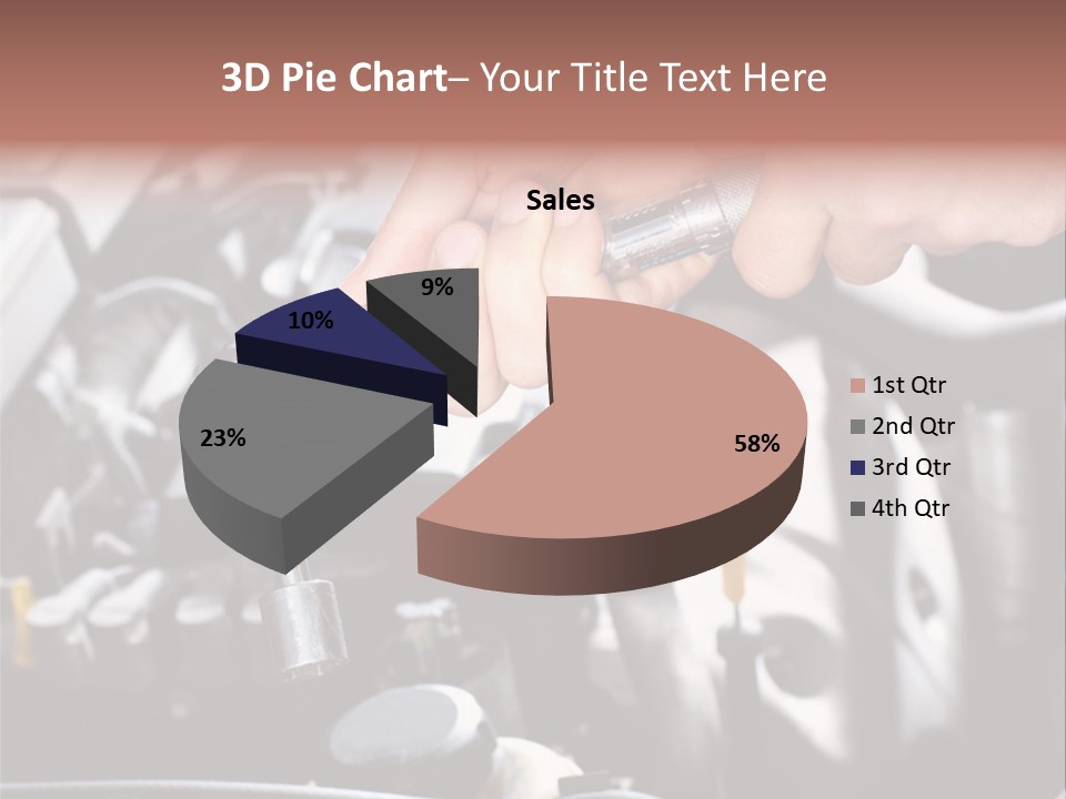 Repairing Mechanic Gasoline PowerPoint Template