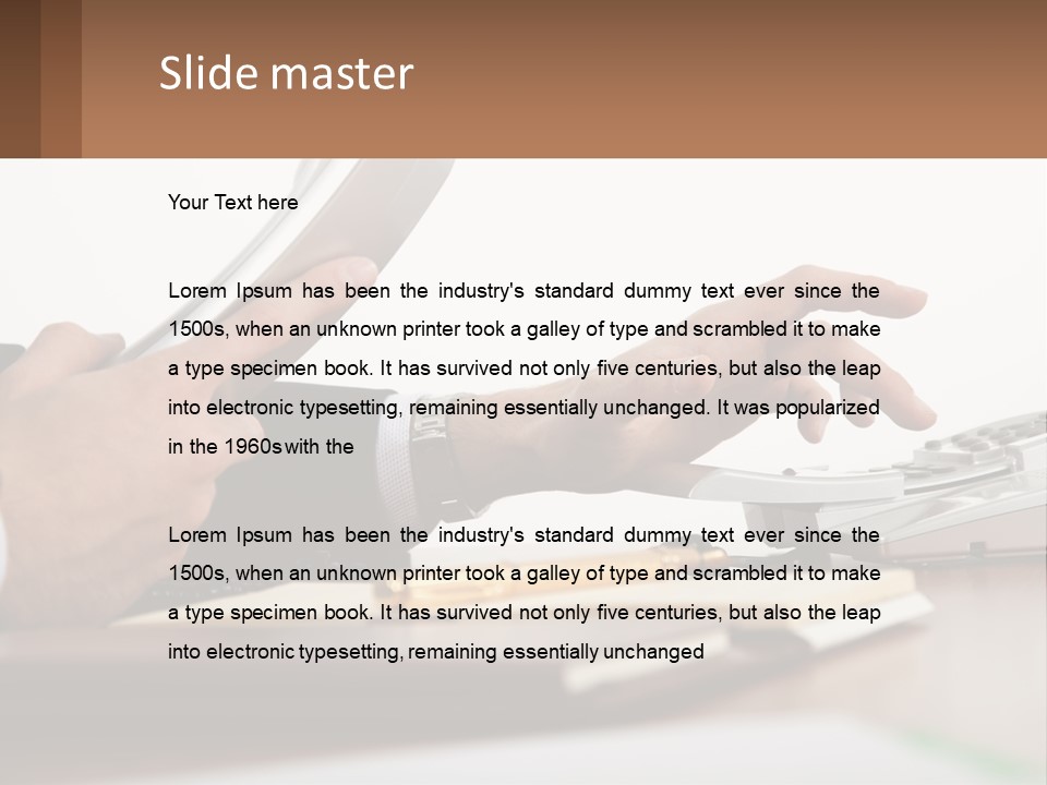 Money Financial Young PowerPoint Template