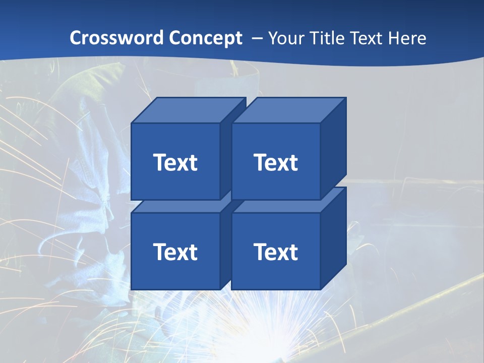 Craftsman Welding Manufacture PowerPoint Template