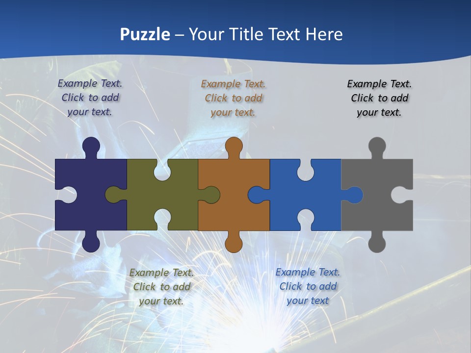 Craftsman Welding Manufacture PowerPoint Template