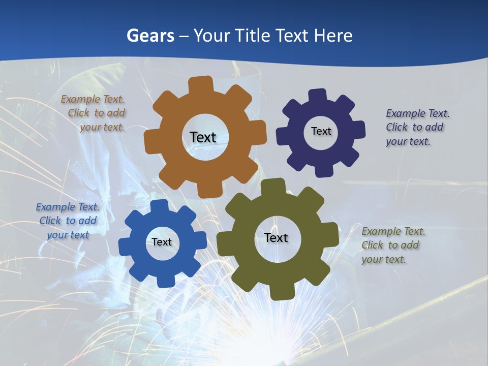 Craftsman Welding Manufacture PowerPoint Template