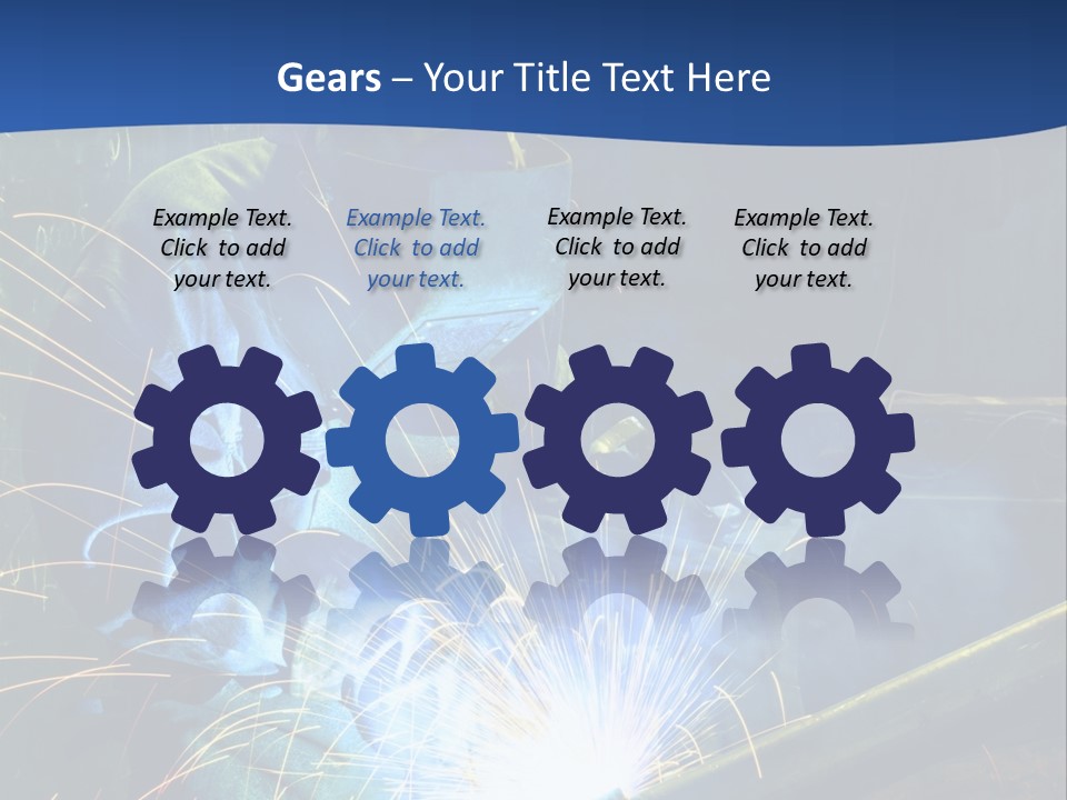 Craftsman Welding Manufacture PowerPoint Template