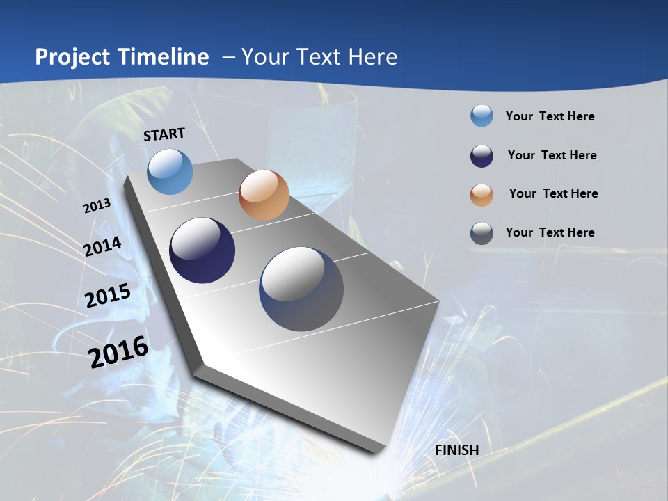 Craftsman Welding Manufacture PowerPoint Template