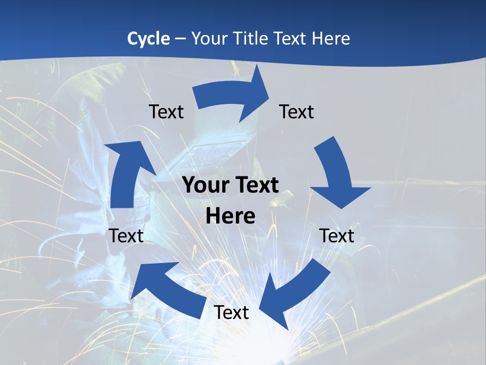 Craftsman Welding Manufacture PowerPoint Template