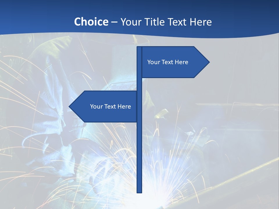 Craftsman Welding Manufacture PowerPoint Template