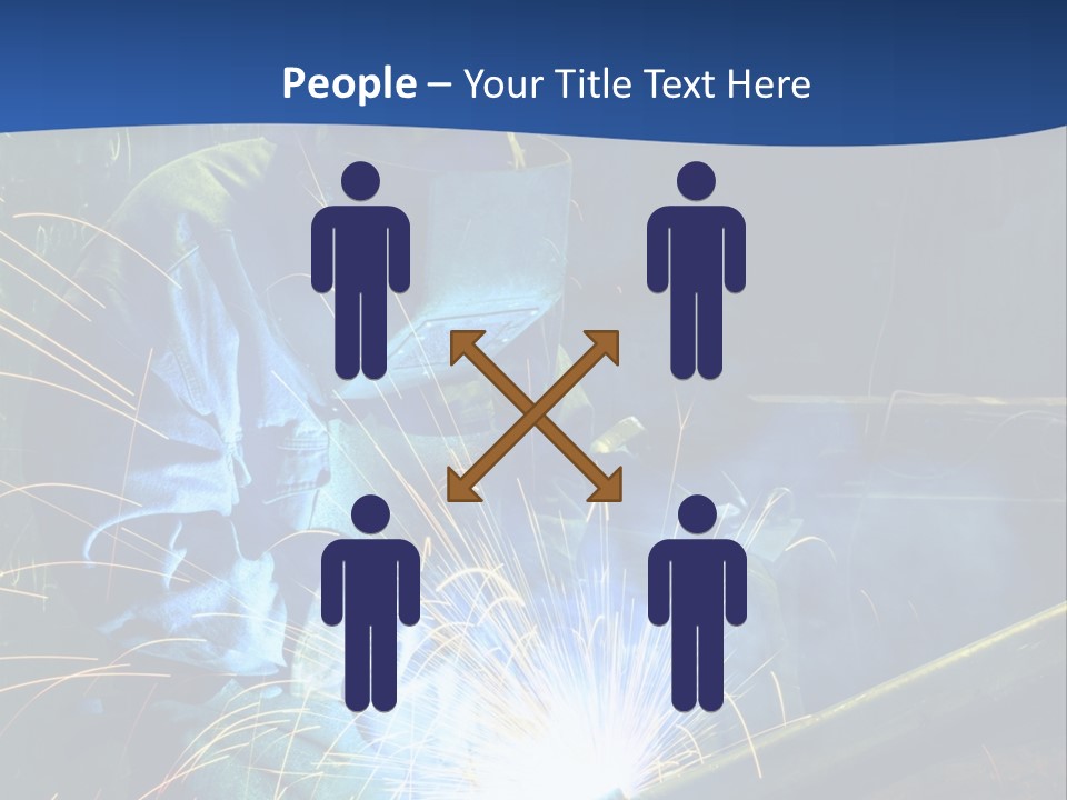 Craftsman Welding Manufacture PowerPoint Template