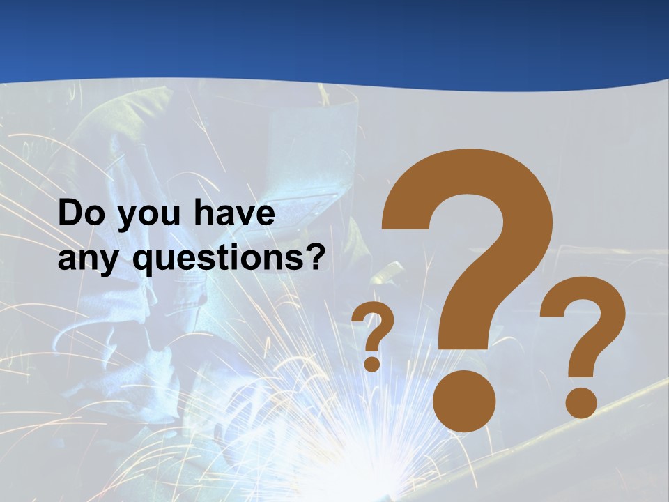 Craftsman Welding Manufacture PowerPoint Template