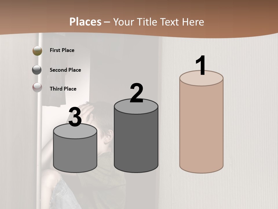 One Child Alone PowerPoint Template