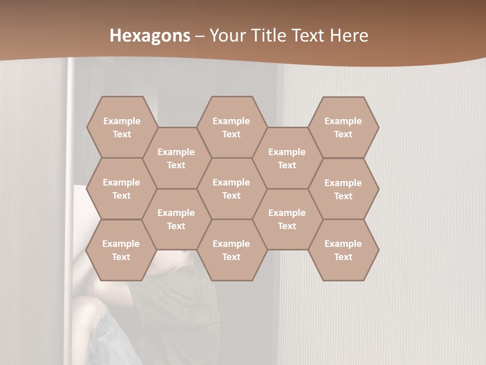 One Child Alone PowerPoint Template