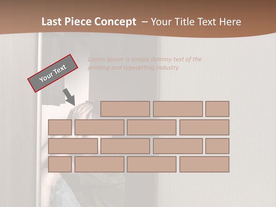 One Child Alone PowerPoint Template