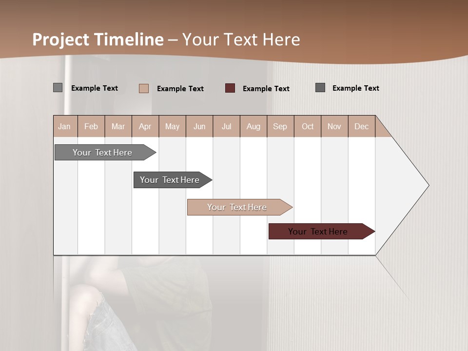 One Child Alone PowerPoint Template
