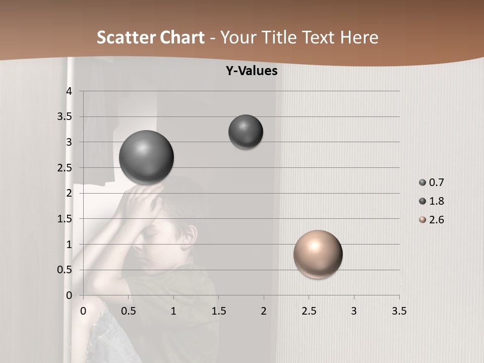 One Child Alone PowerPoint Template