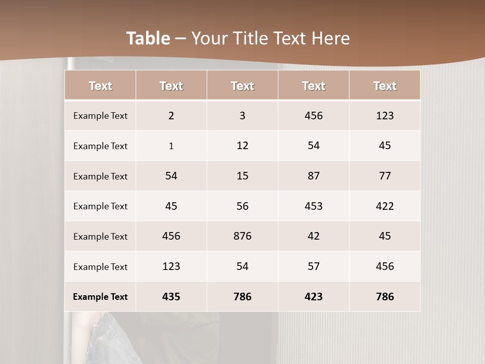 One Child Alone PowerPoint Template