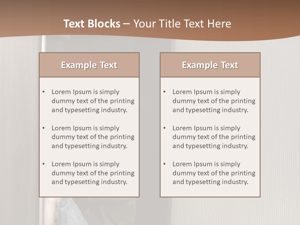 One Child Alone PowerPoint Template