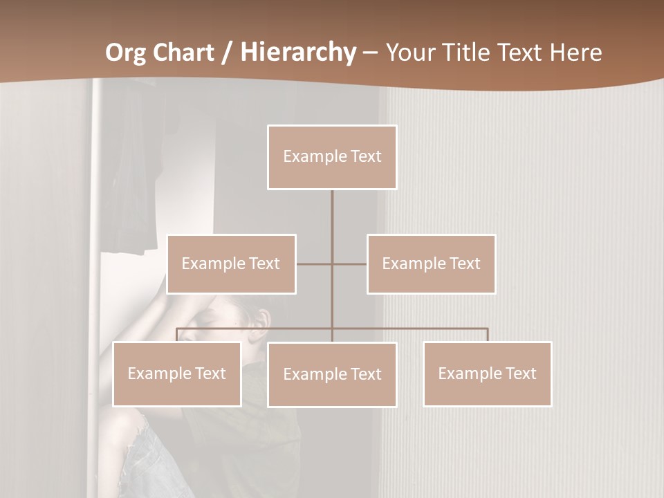 One Child Alone PowerPoint Template
