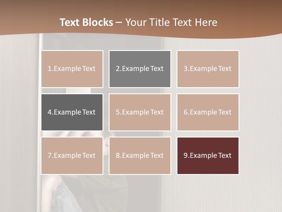 One Child Alone PowerPoint Template