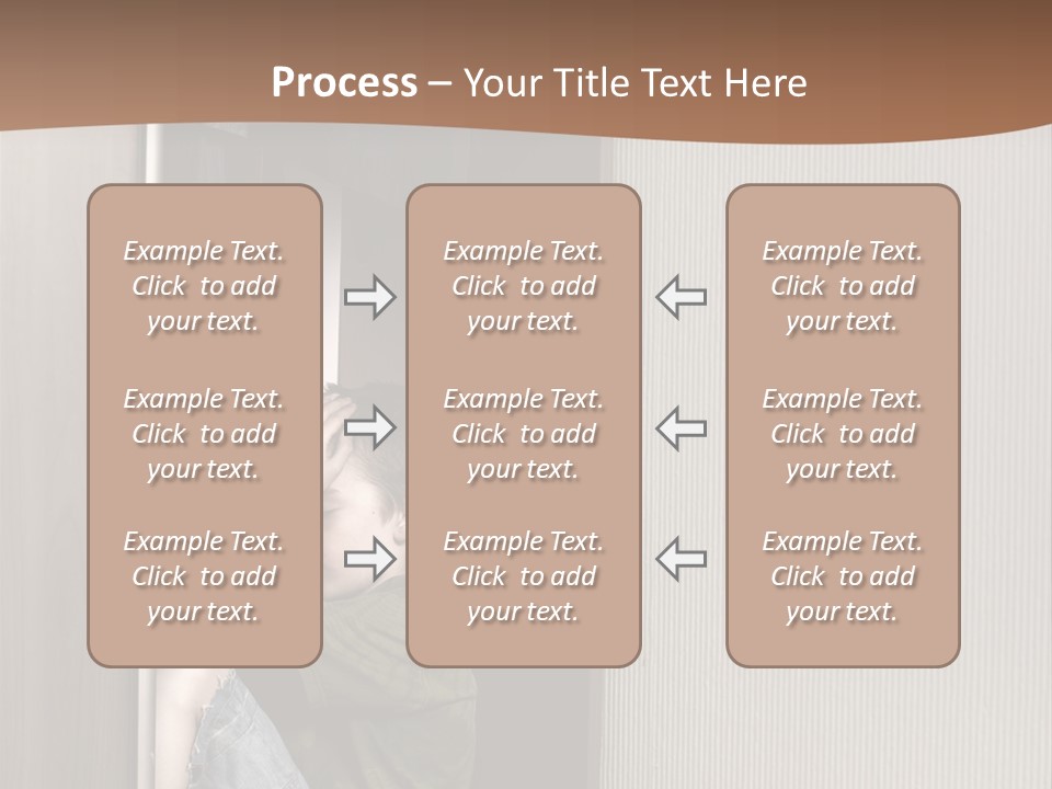 One Child Alone PowerPoint Template