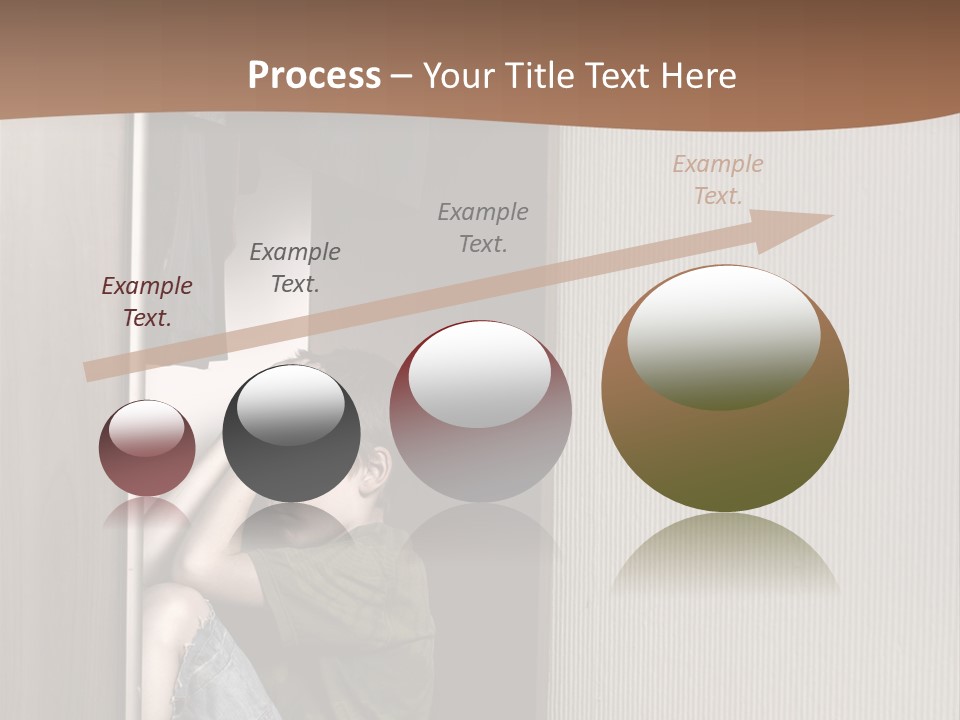 One Child Alone PowerPoint Template