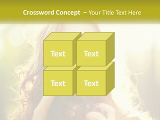 Portrait View Human PowerPoint Template