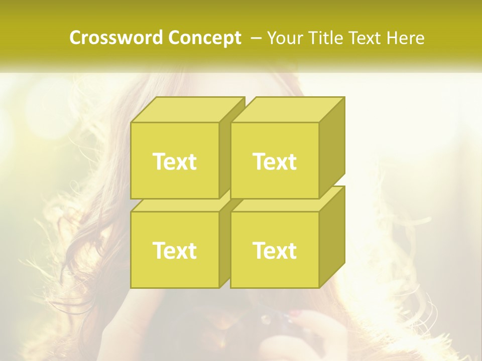 Portrait View Human PowerPoint Template