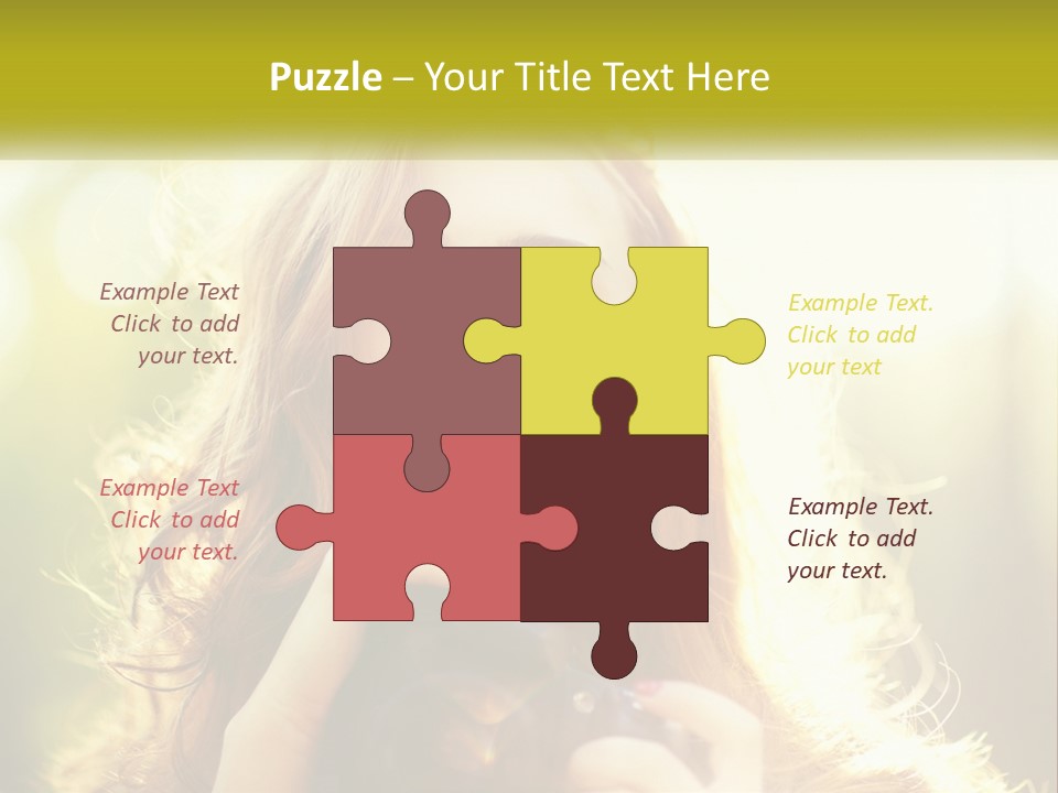 Portrait View Human PowerPoint Template