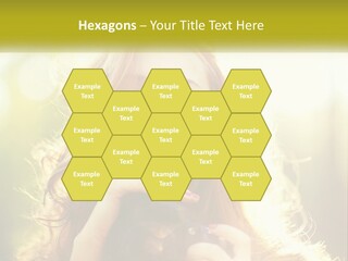 Portrait View Human PowerPoint Template