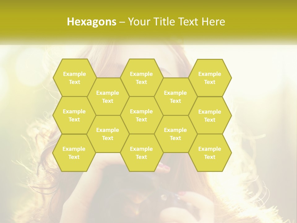 Portrait View Human PowerPoint Template