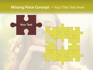 Portrait View Human PowerPoint Template